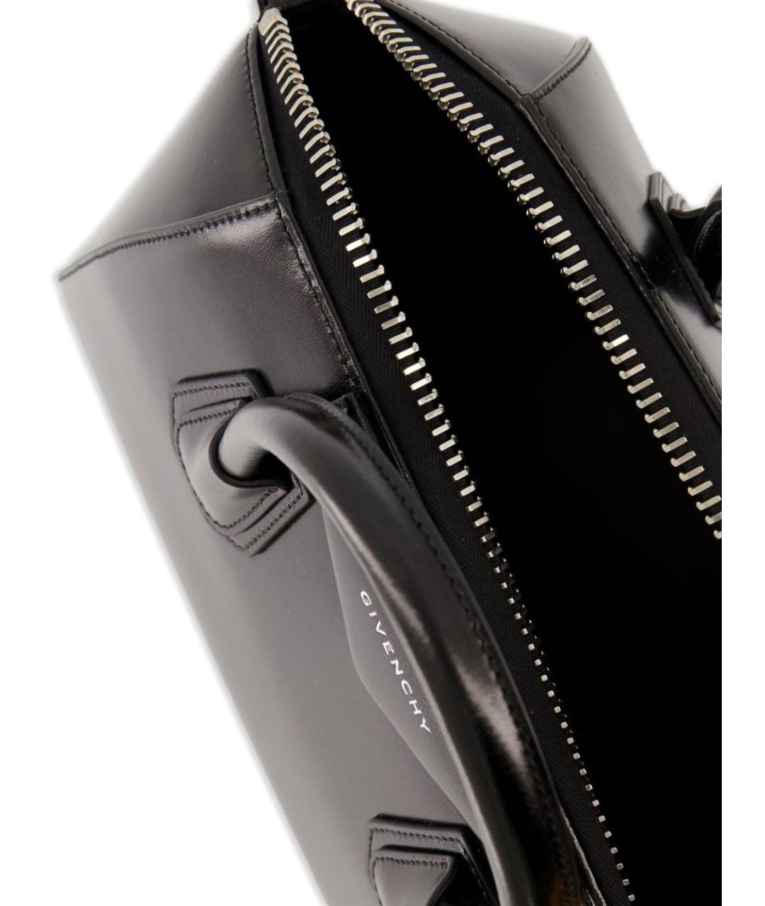 GIVENCHY Черная кожаная сумка тоут, фото 4