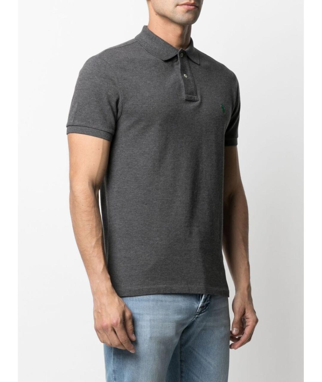 POLO RALPH LAUREN Серая футболка, фото 2