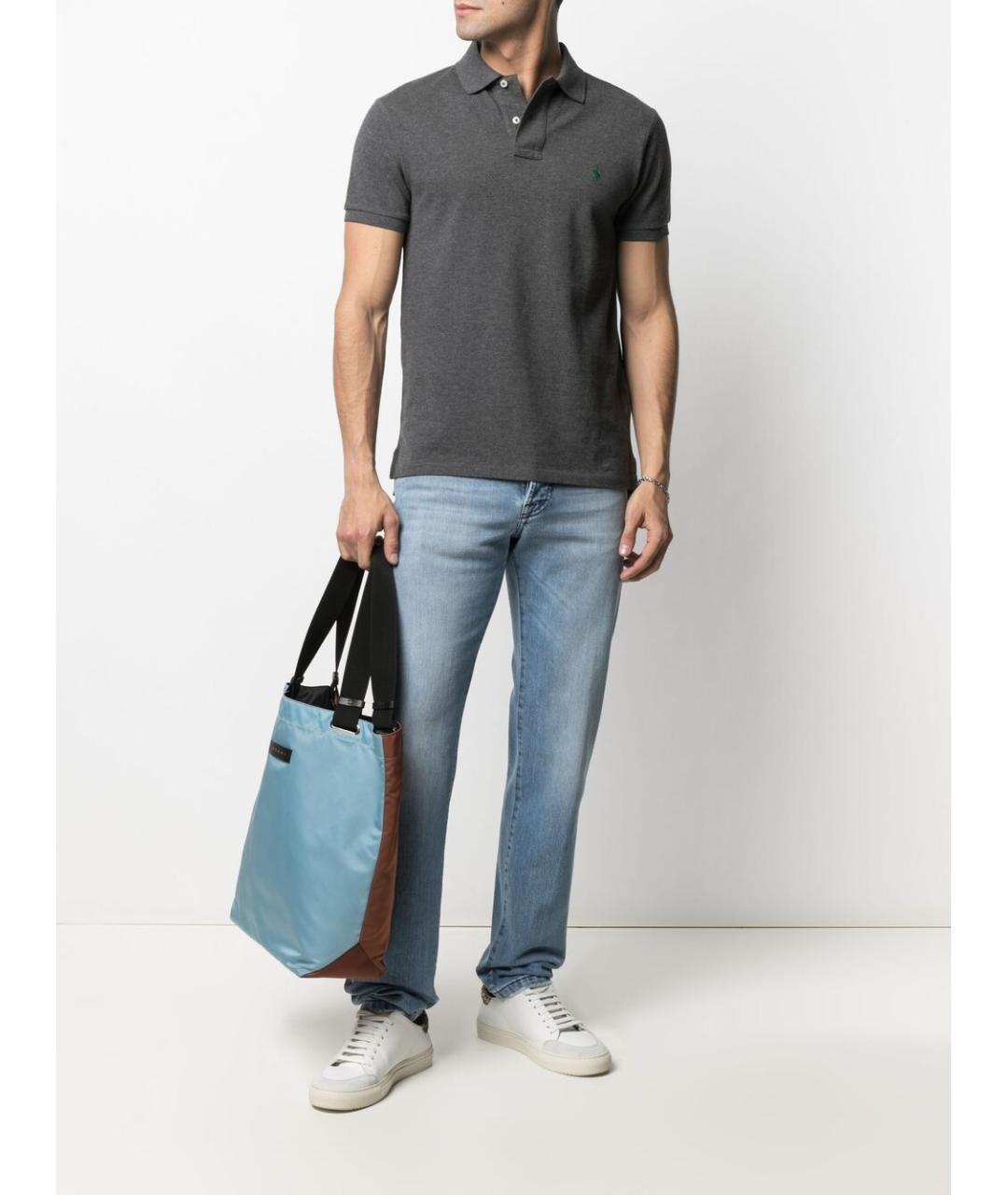 POLO RALPH LAUREN Серая футболка, фото 5