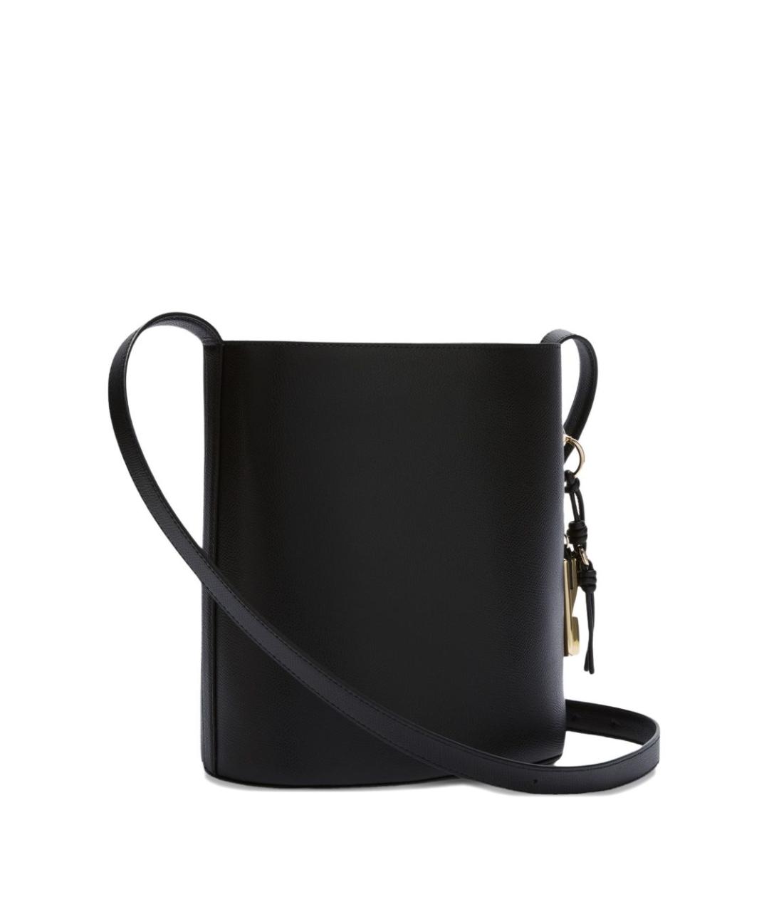 FURLA Черная кожаная сумка через плечо, фото 2