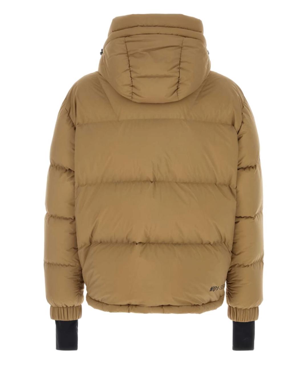 MONCLER GRENOBLE Бежевая полиэстеровая куртка, фото 2