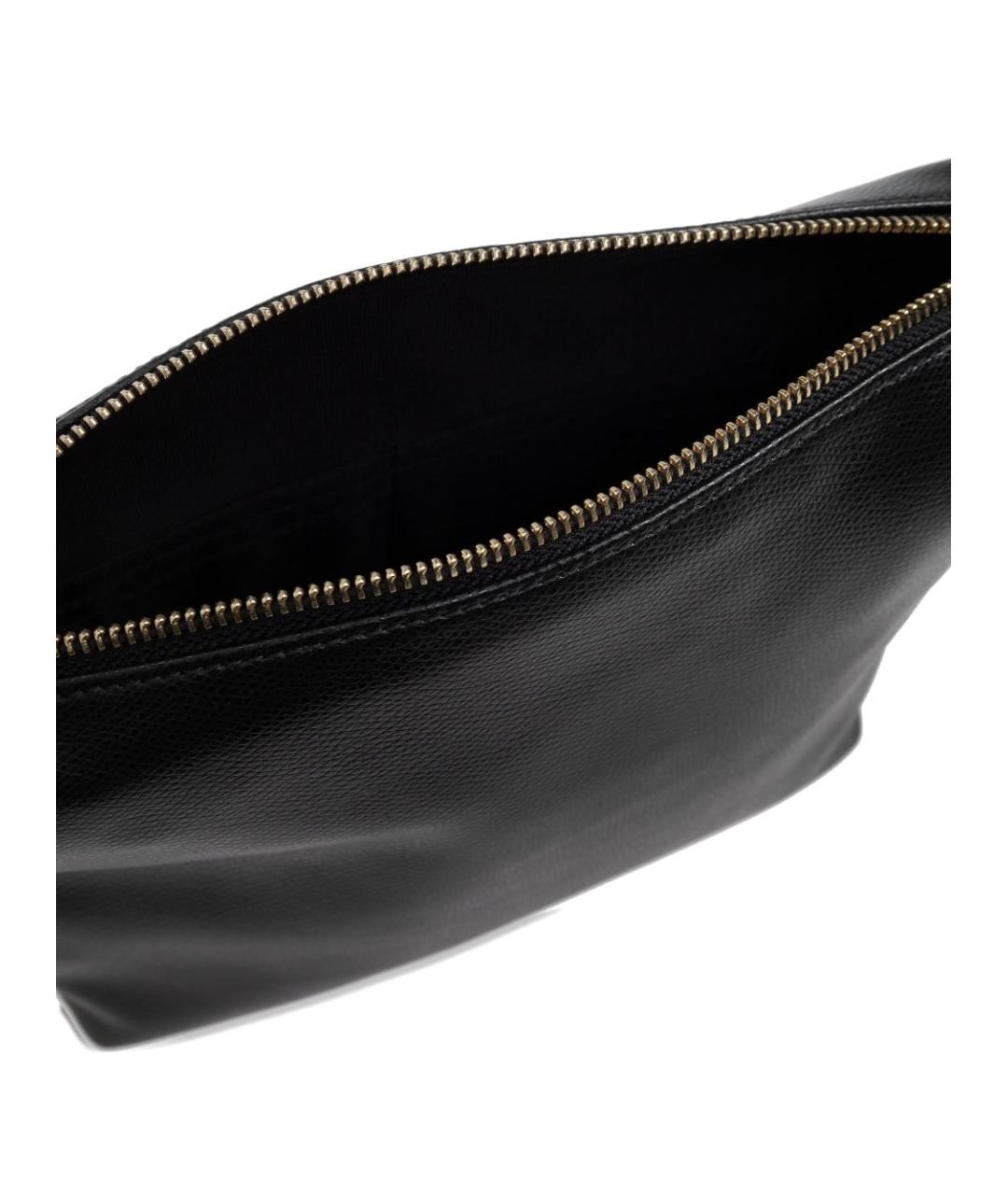 FURLA Черная кожаная сумка через плечо, фото 4