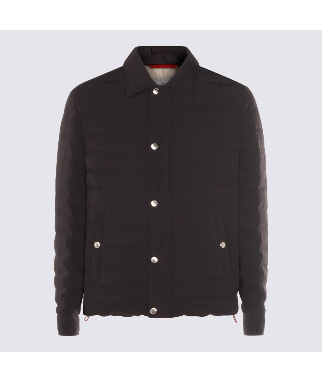 BRUNELLO CUCINELLI Черная полиамидовая куртка, фото 5