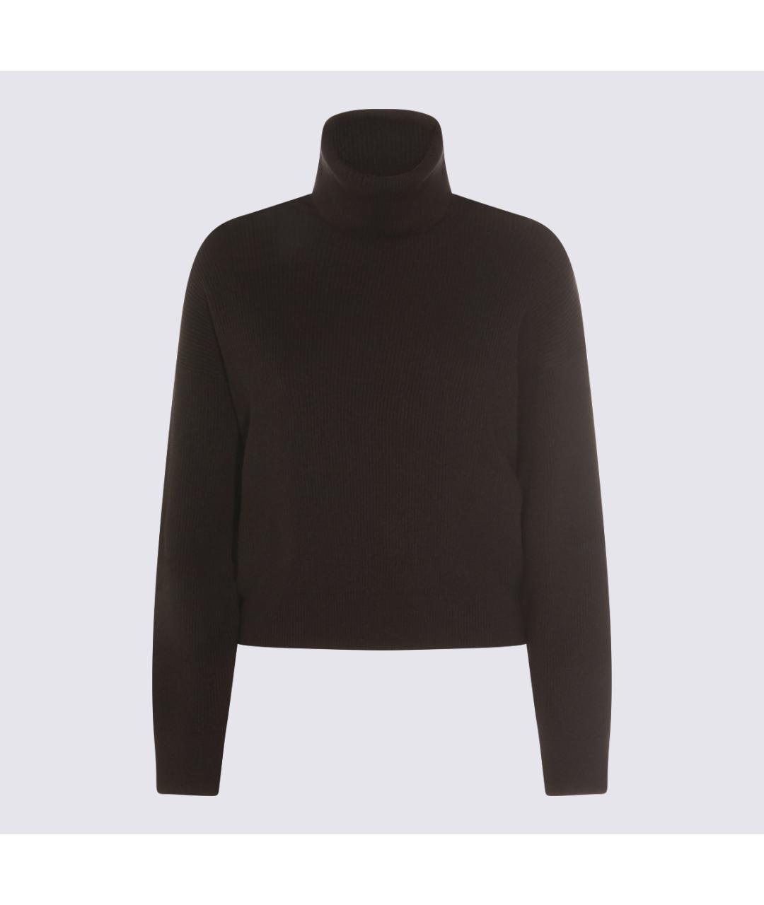 BRUNELLO CUCINELLI Коричневый шерстяной джемпер / свитер, фото 5