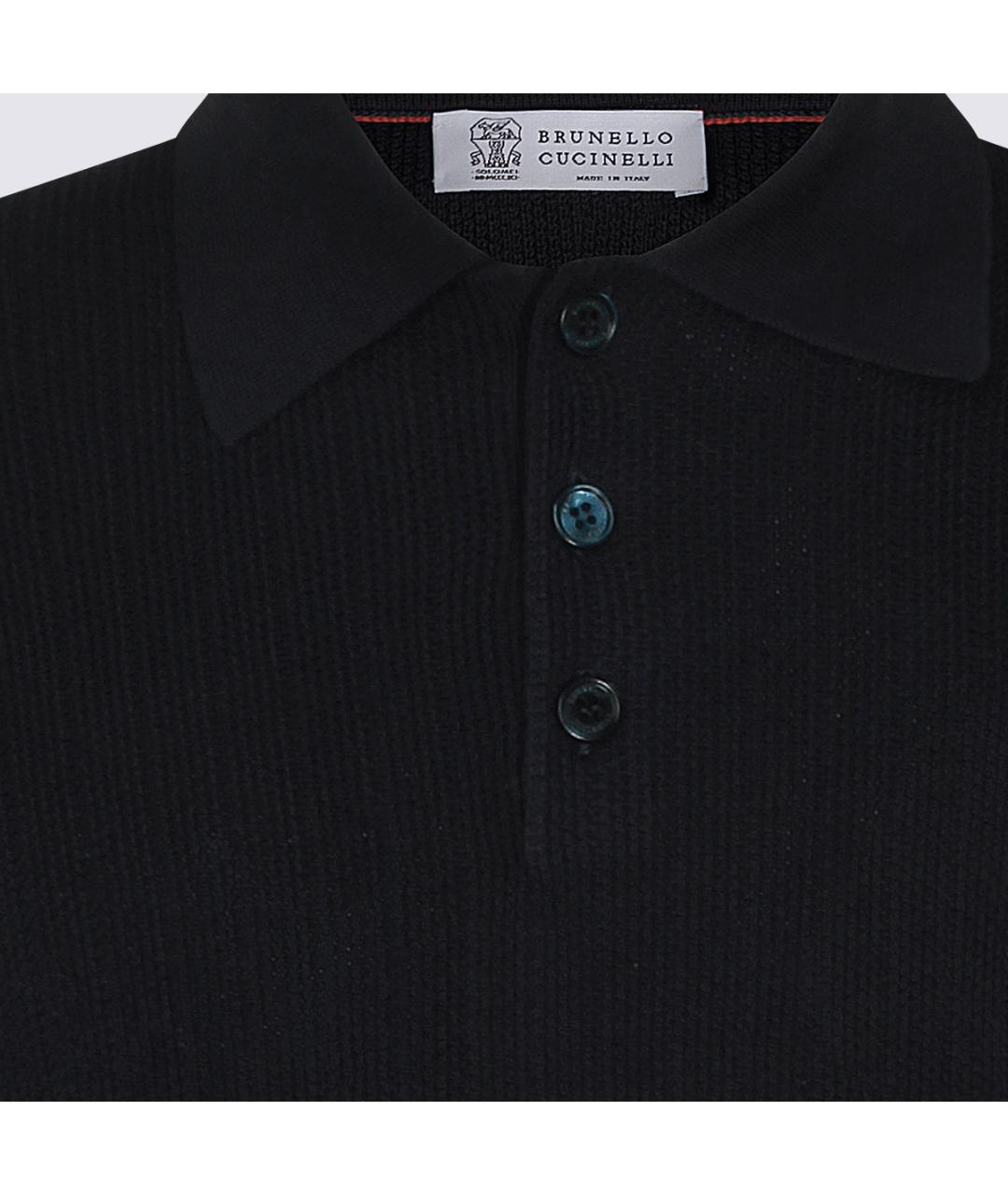 BRUNELLO CUCINELLI Синий хлопковый джемпер / свитер, фото 3