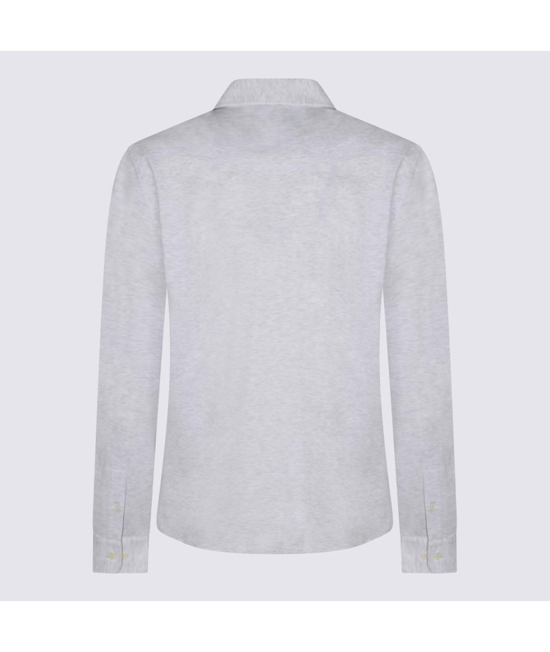 BRUNELLO CUCINELLI Хлопковая кэжуал рубашка, фото 2