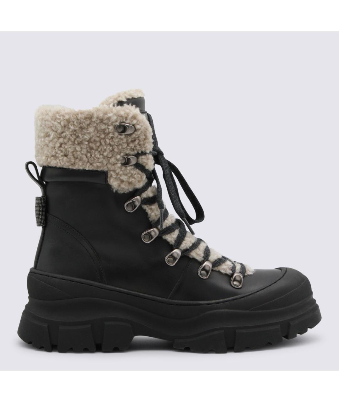 BRUNELLO CUCINELLI Мульти кожаные ботинки, фото 5