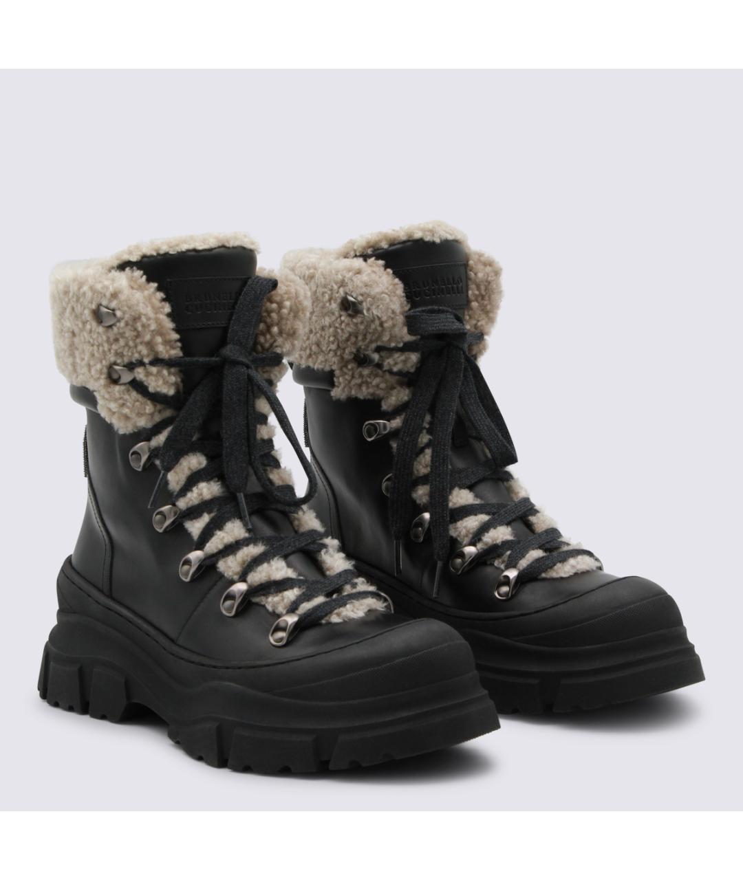 BRUNELLO CUCINELLI Мульти кожаные ботинки, фото 2