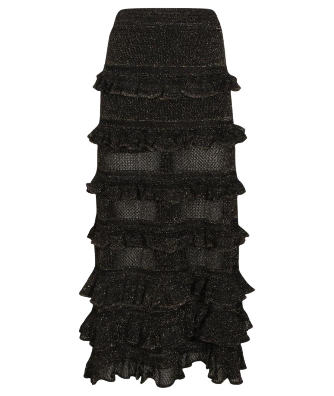 ZIMMERMANN Черная хлопковая юбка макси, фото 1