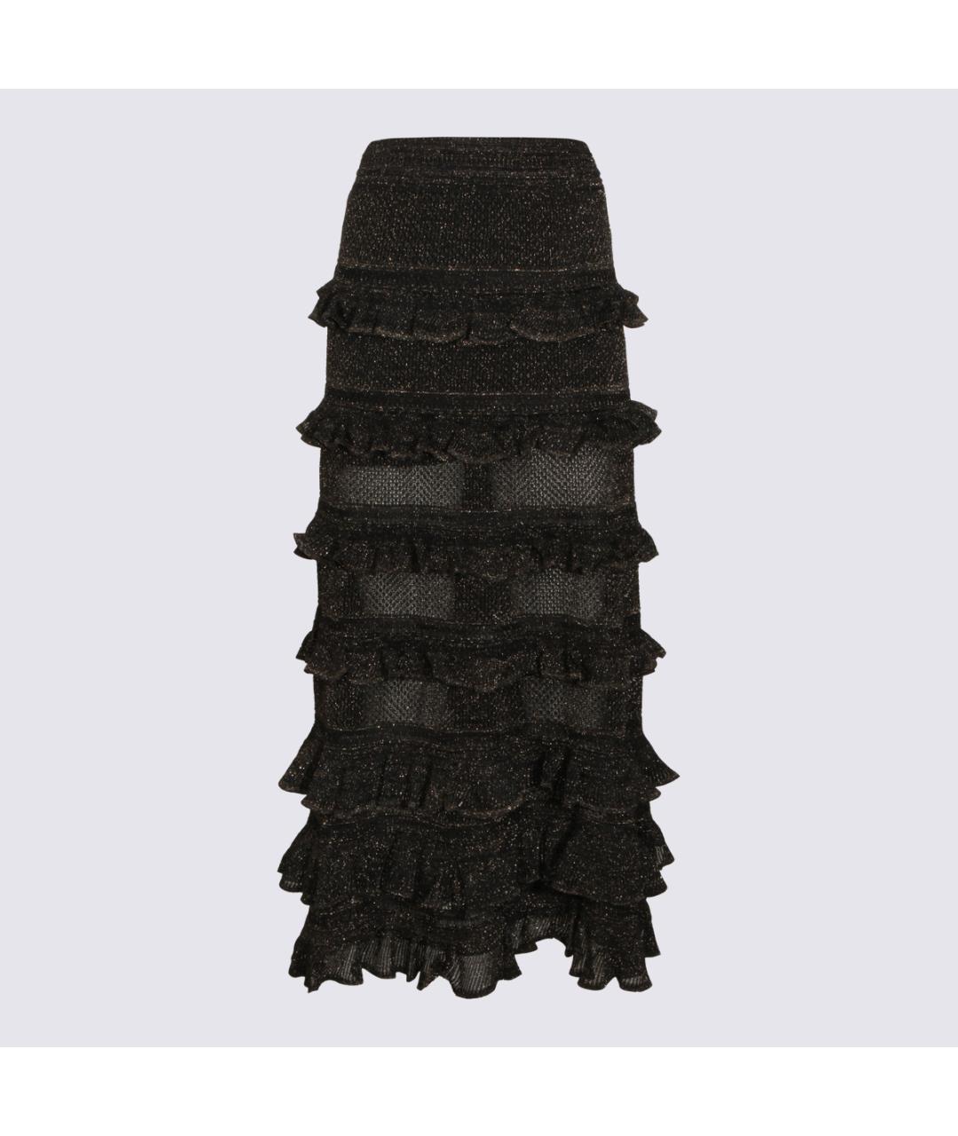 ZIMMERMANN Черная хлопковая юбка макси, фото 4