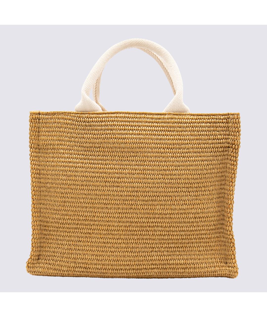 MARNI Бежевая хлопковая сумка тоут, фото 2