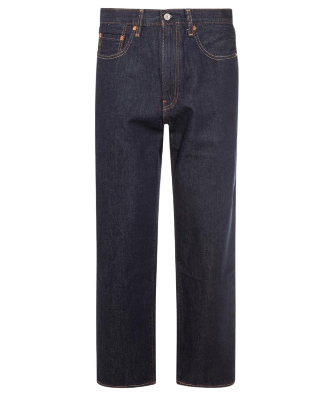 LEVI'S Антрацитовые хлопковые прямые джинсы, фото 1