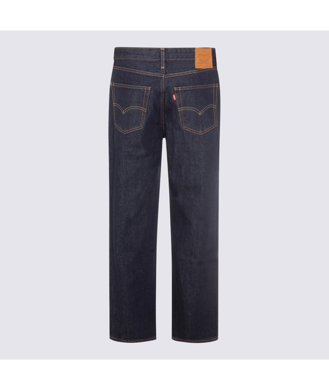 LEVI'S Антрацитовые хлопковые прямые джинсы, фото 2