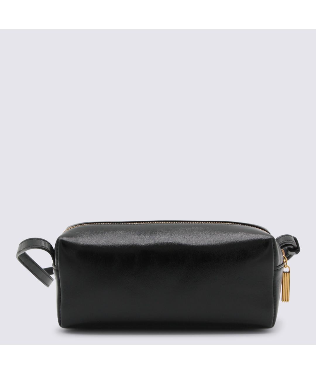 KHAITE Черная кожаная сумка через плечо, фото 3