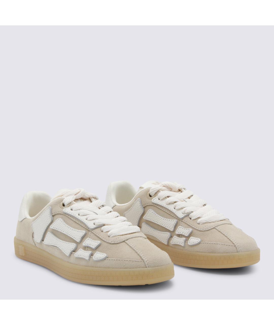 AMIRI Бежевые замшевые кроссовки, фото 2