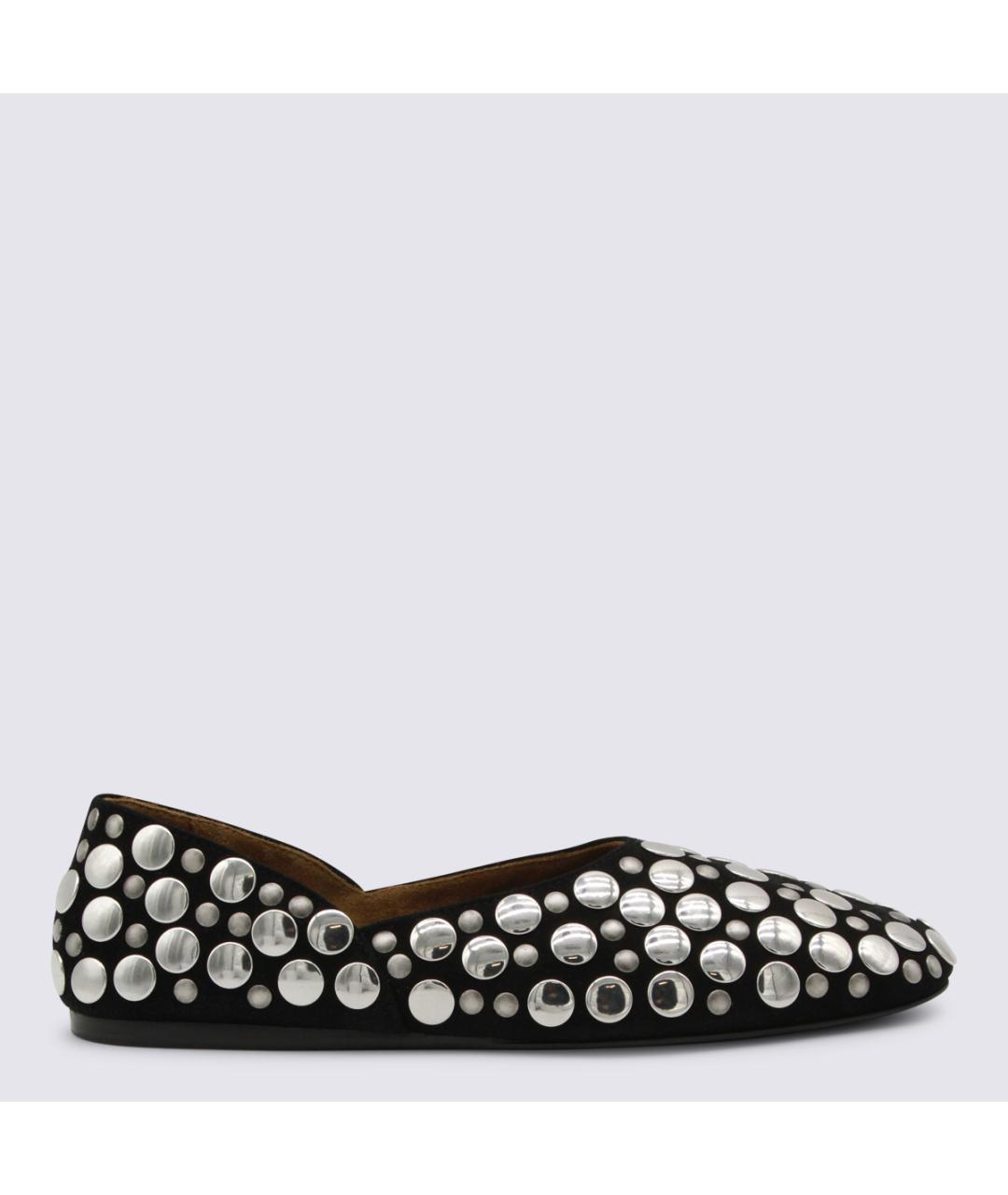 KHAITE Черные кожаные балетки, фото 5
