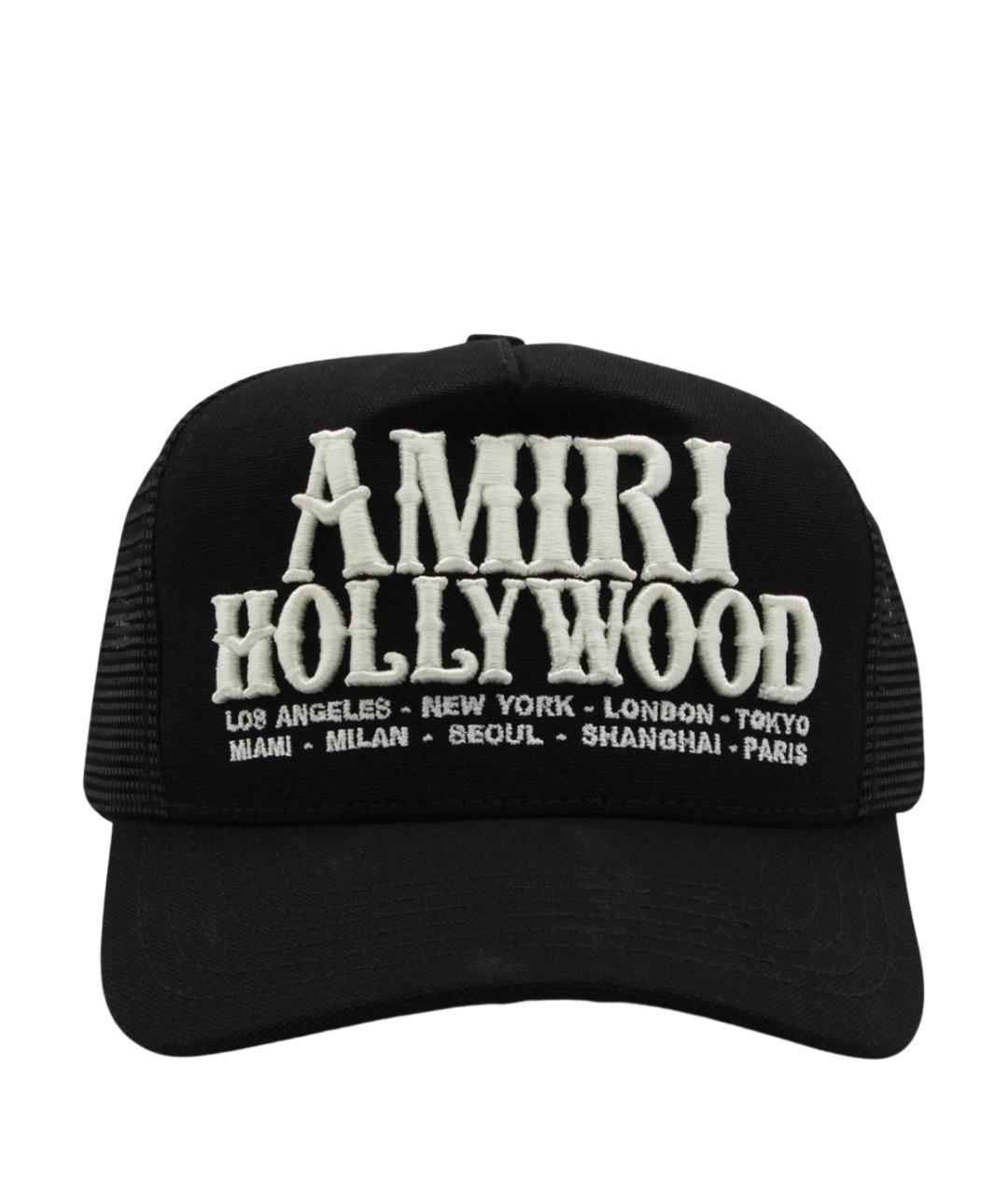 AMIRI Черная хлопковая кепка/бейсболка, фото 1