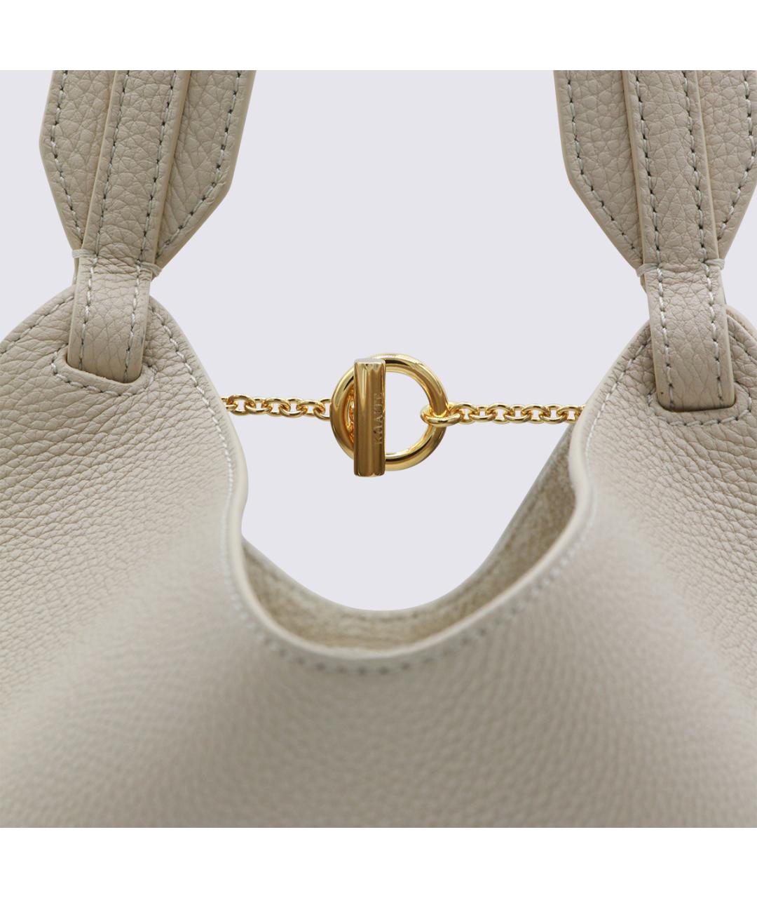 KHAITE Белая кожаная сумка тоут, фото 4