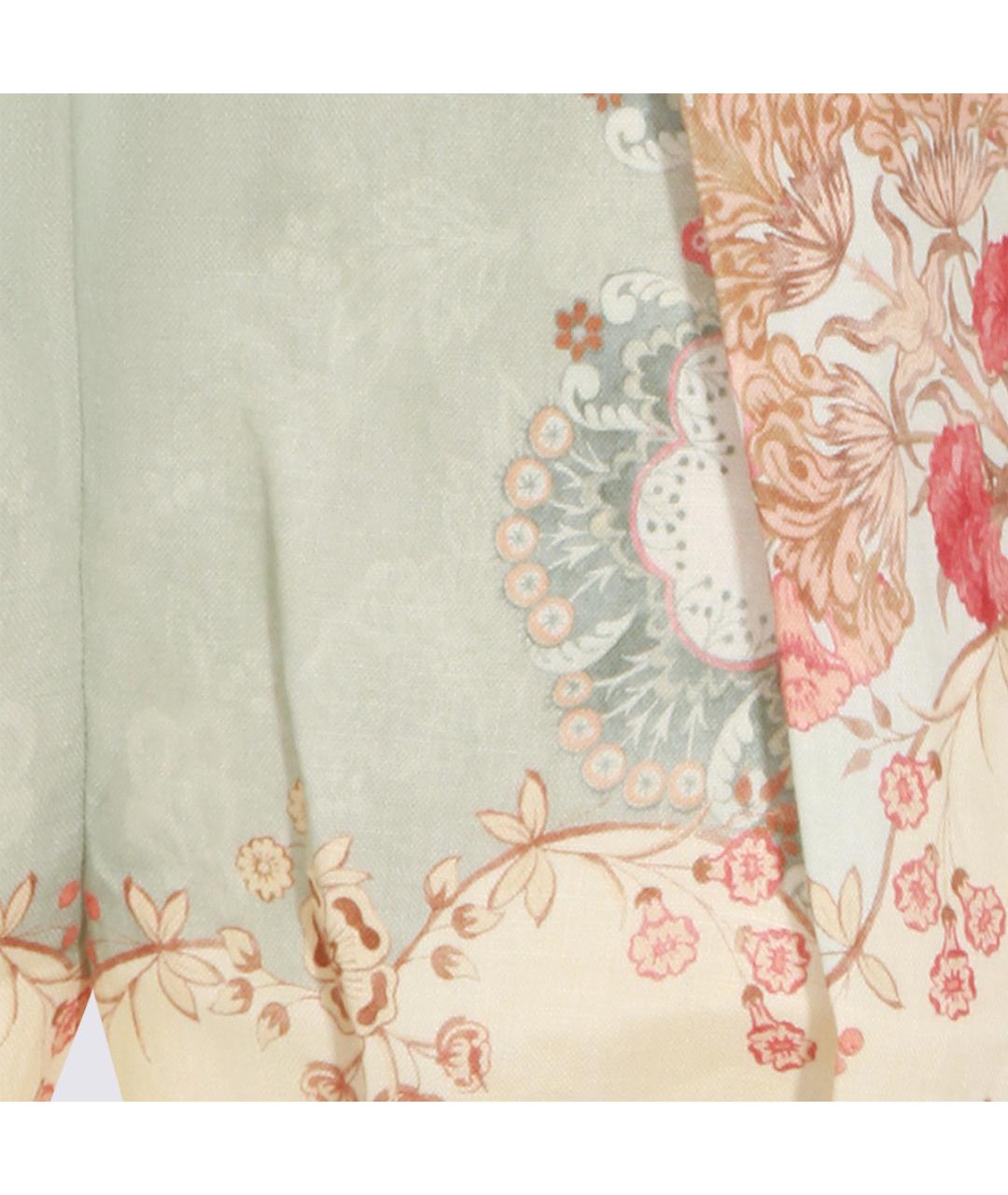 ZIMMERMANN Мульти льняные шорты, фото 4