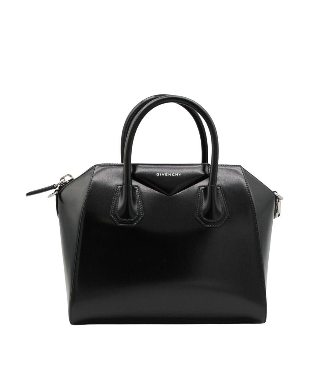 GIVENCHY Черная кожаная сумка тоут, фото 1