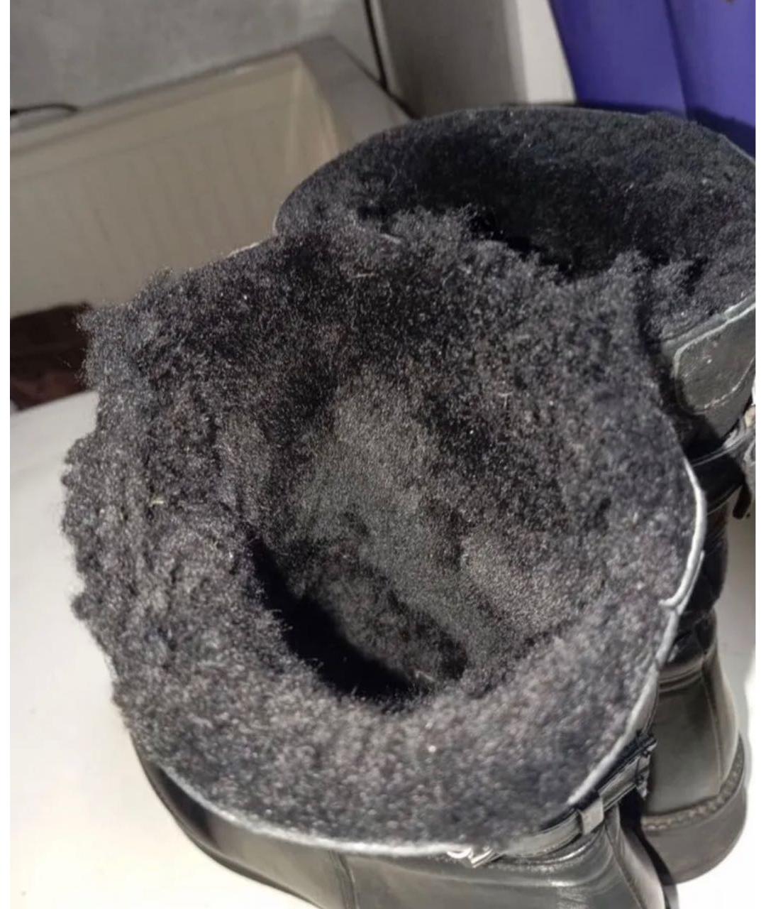 VALENTINO Черные кожаные ботинки, фото 3