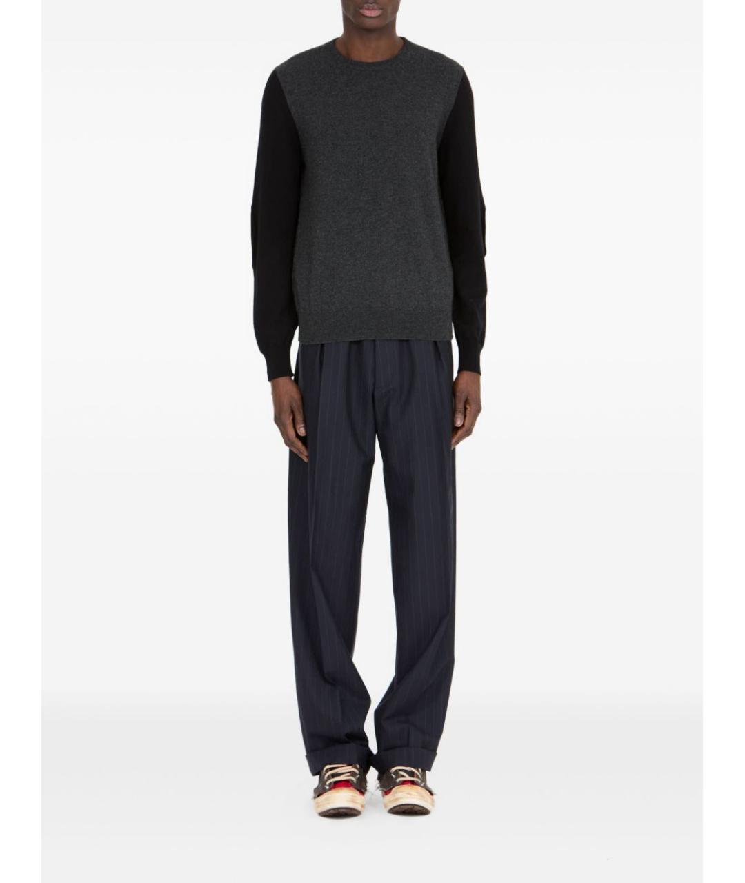 MAISON MARGIELA Серый шерстяной джемпер / свитер, фото 4