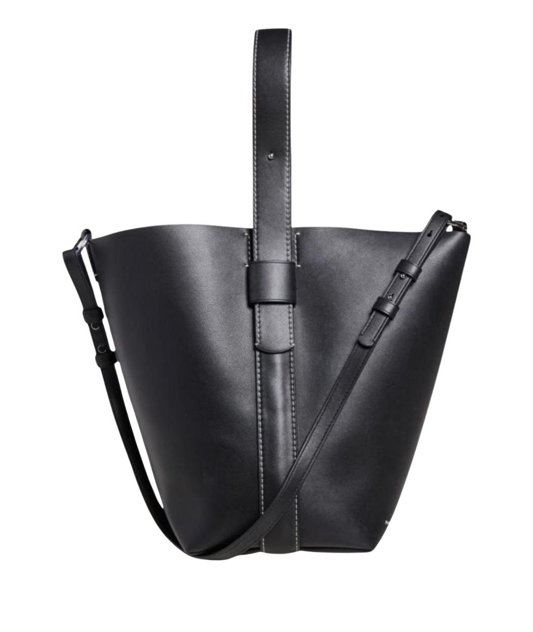 PROENZA SCHOULER Черная кожаная сумка через плечо, фото 1