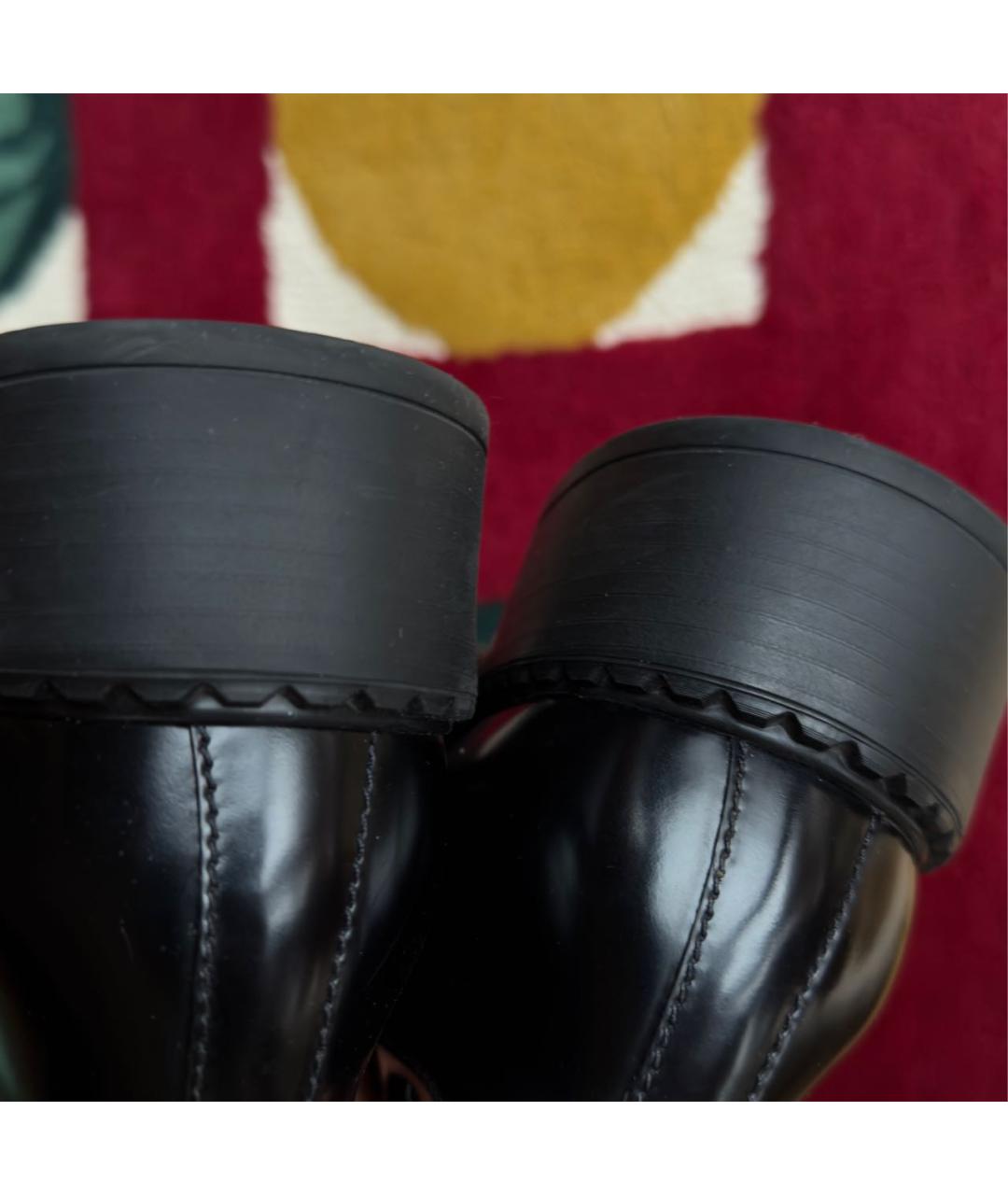 PRADA Черные кожаные лоферы, фото 5