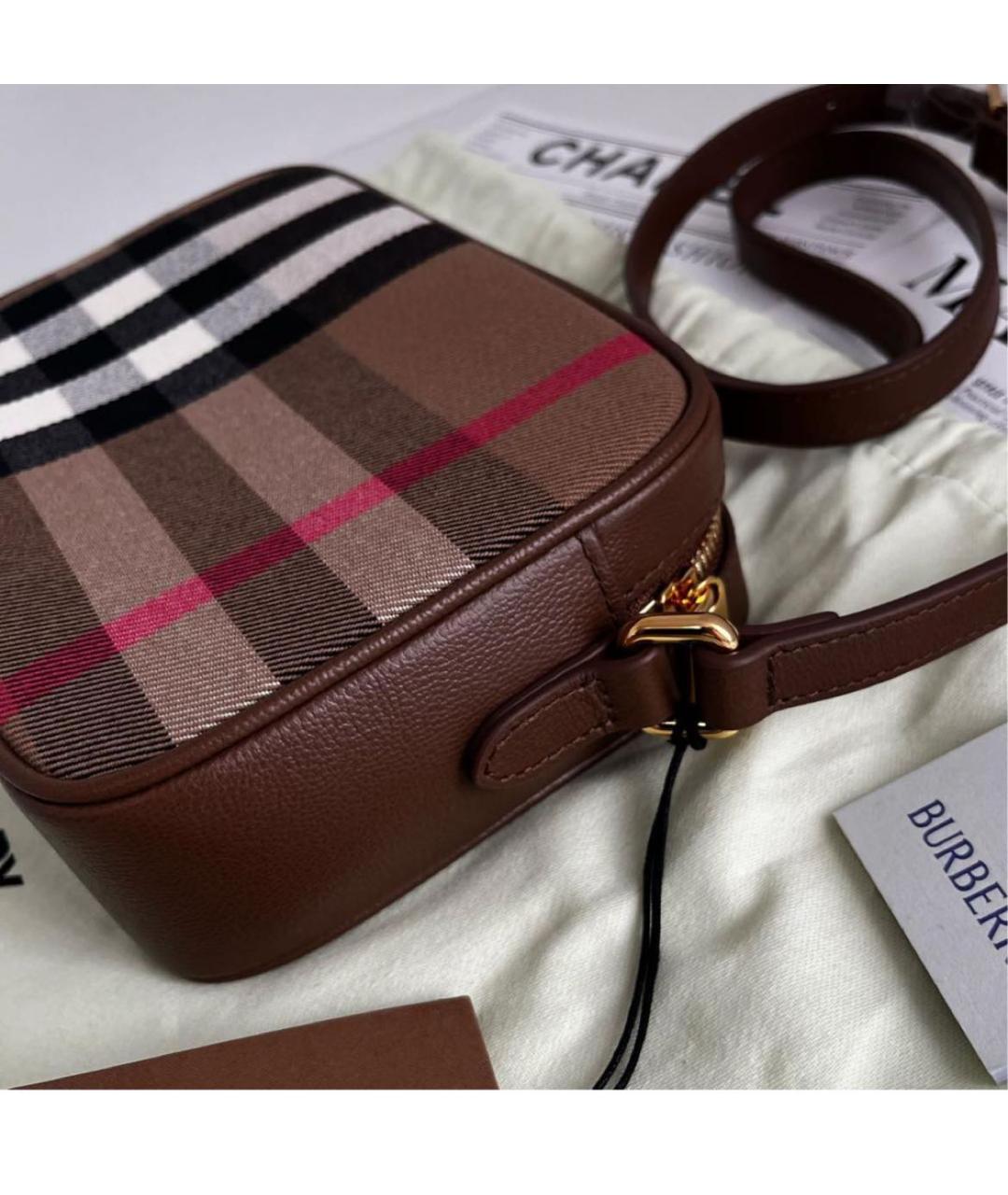 BURBERRY Коричневая сумка через плечо, фото 5