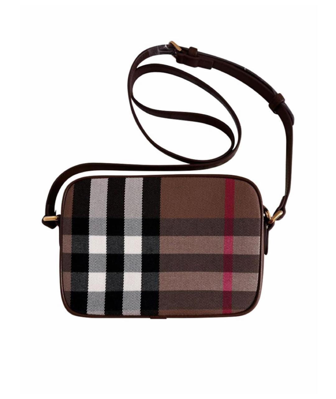 BURBERRY Коричневая сумка через плечо, фото 1