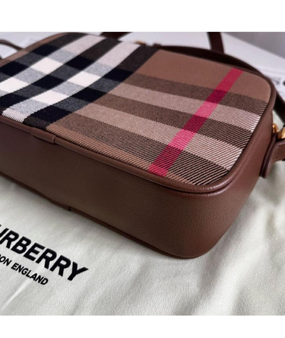 BURBERRY Коричневая сумка через плечо, фото 6