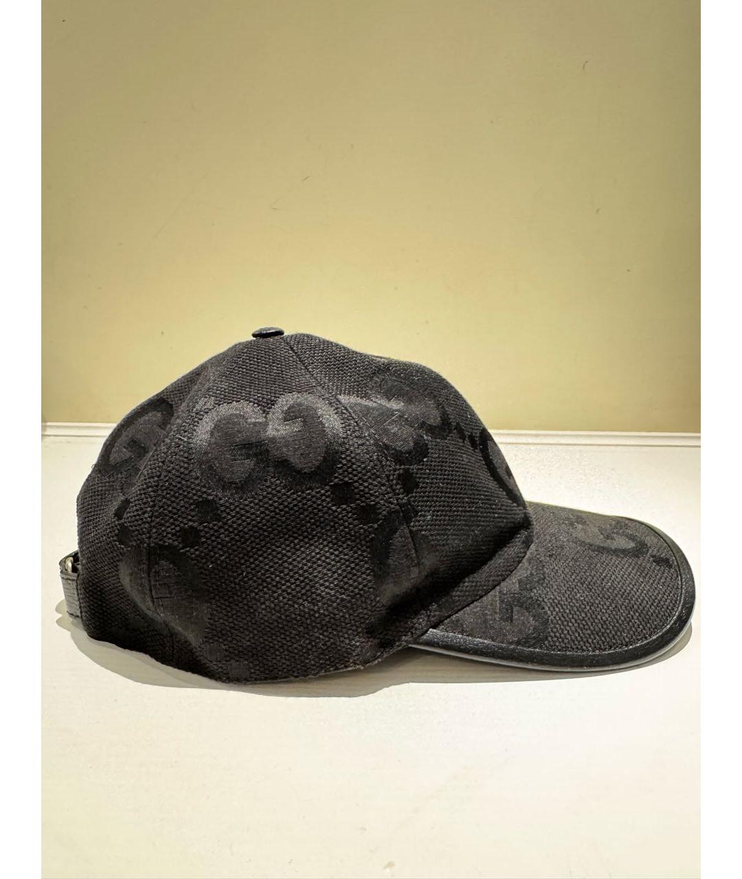 GUCCI Черная хлопковая кепка/бейсболка, фото 2