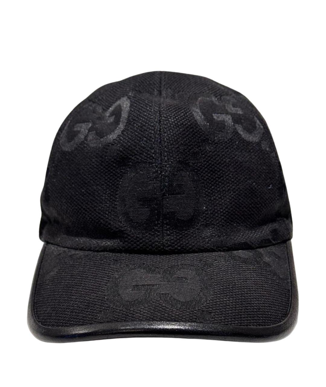 GUCCI Черная хлопковая кепка/бейсболка, фото 1