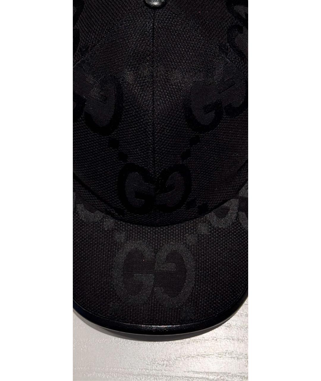 GUCCI Черная хлопковая кепка/бейсболка, фото 4