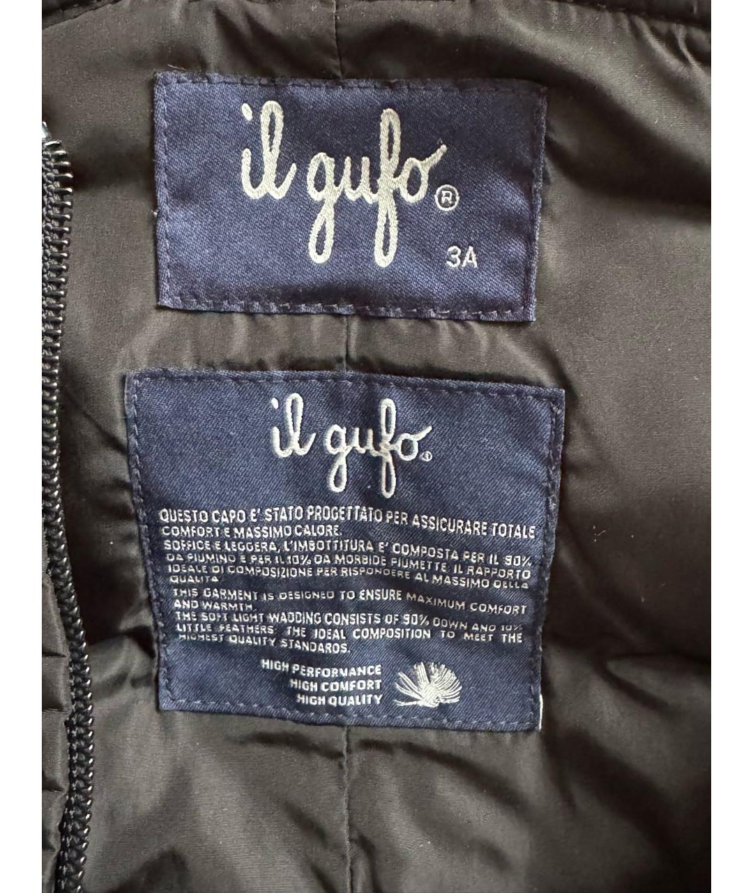 IL GUFO Черный комбинезон, фото 3