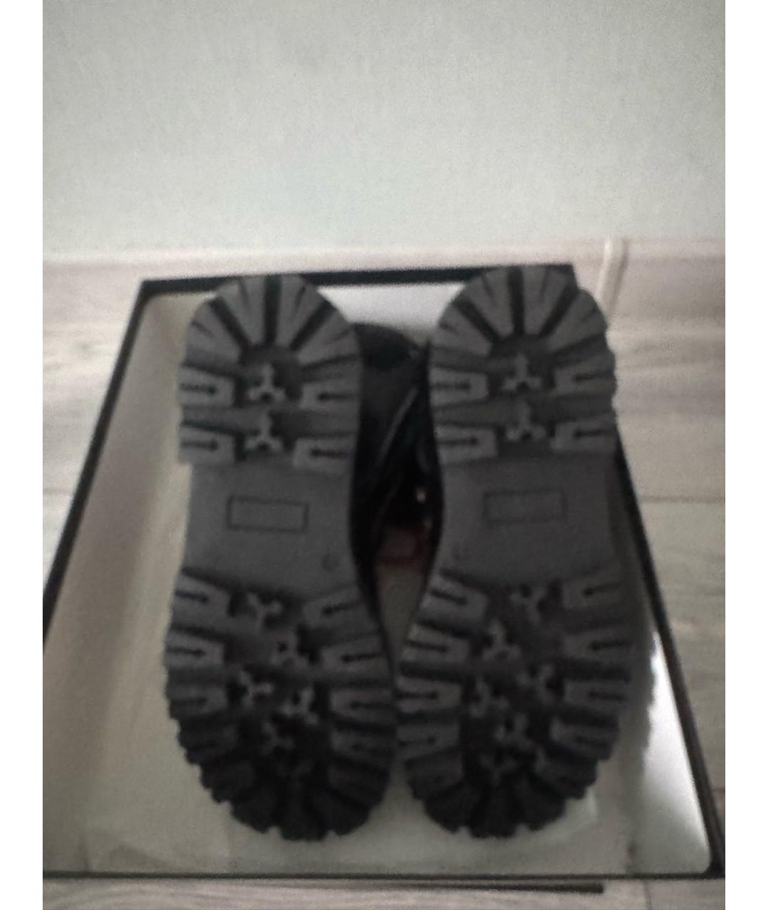 DSQUARED2 Черные кожаные ботинки, фото 5