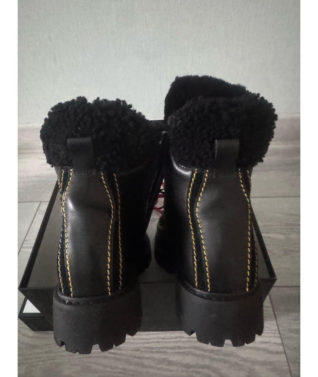 DSQUARED2 Черные кожаные ботинки, фото 4