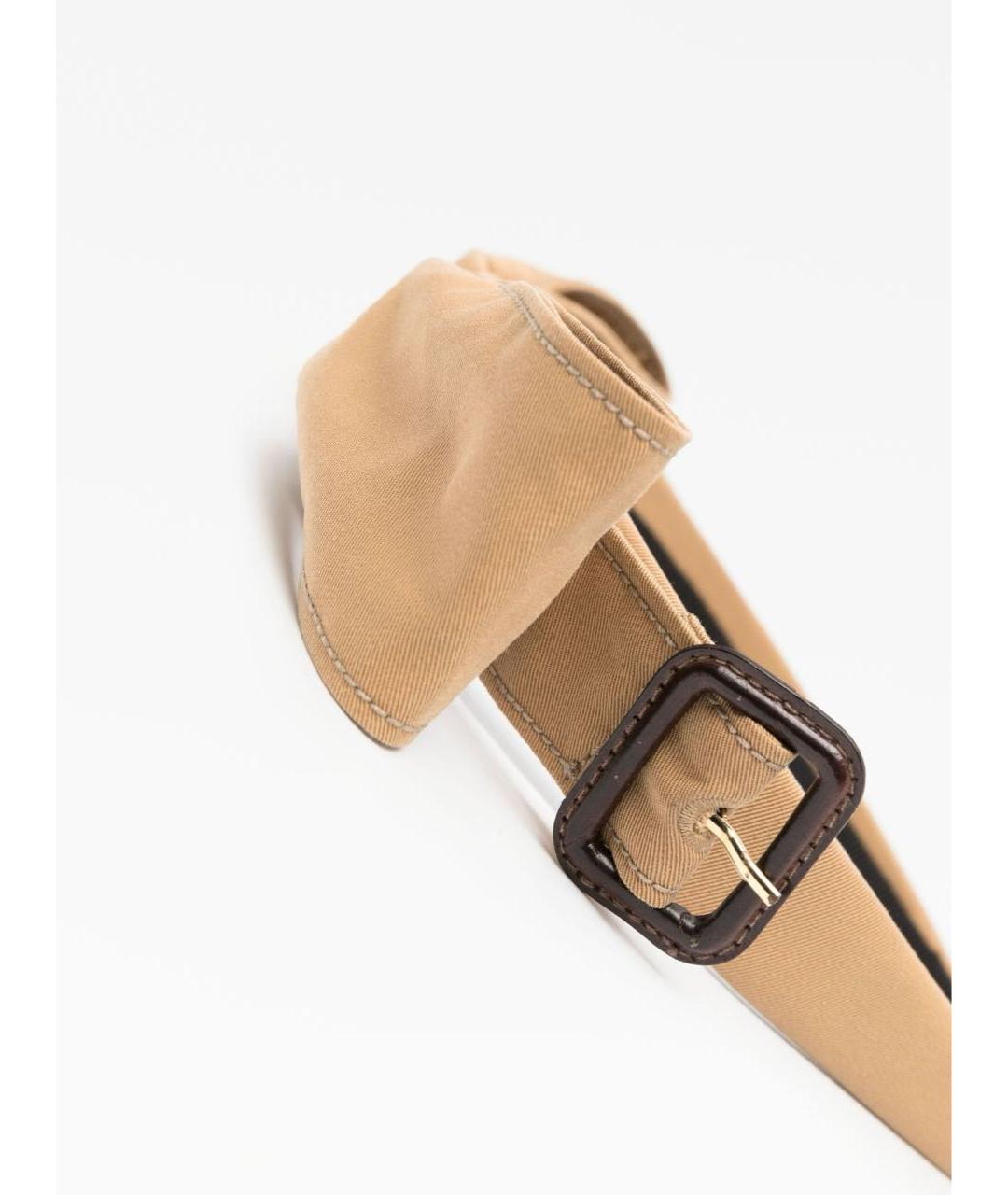 BOUTIQUE MOSCHINO Бежевый ободок, фото 3