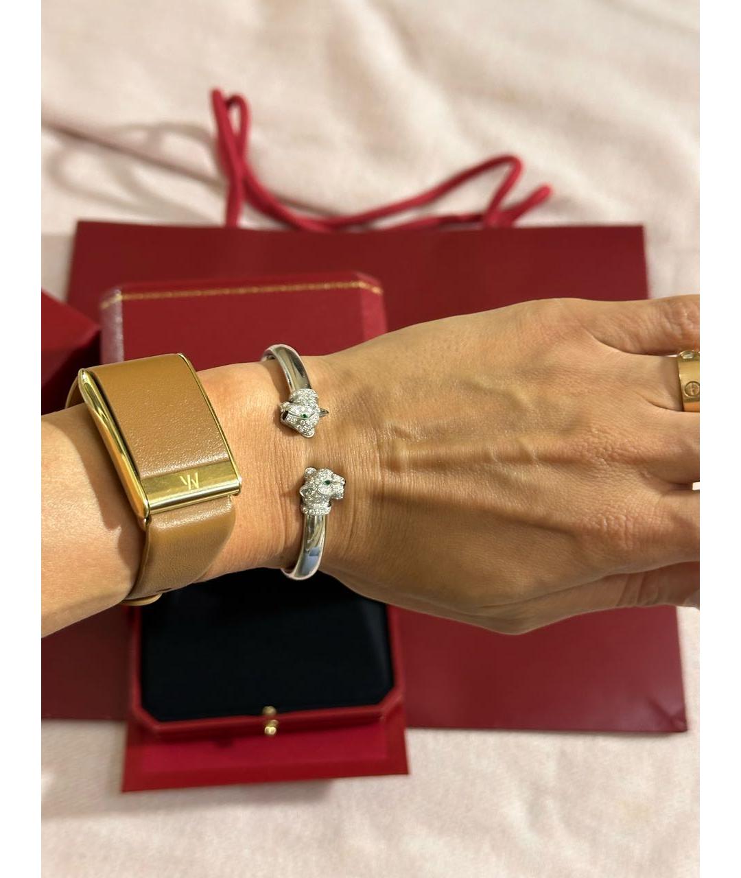 CARTIER Белый браслет из белого золота, фото 3