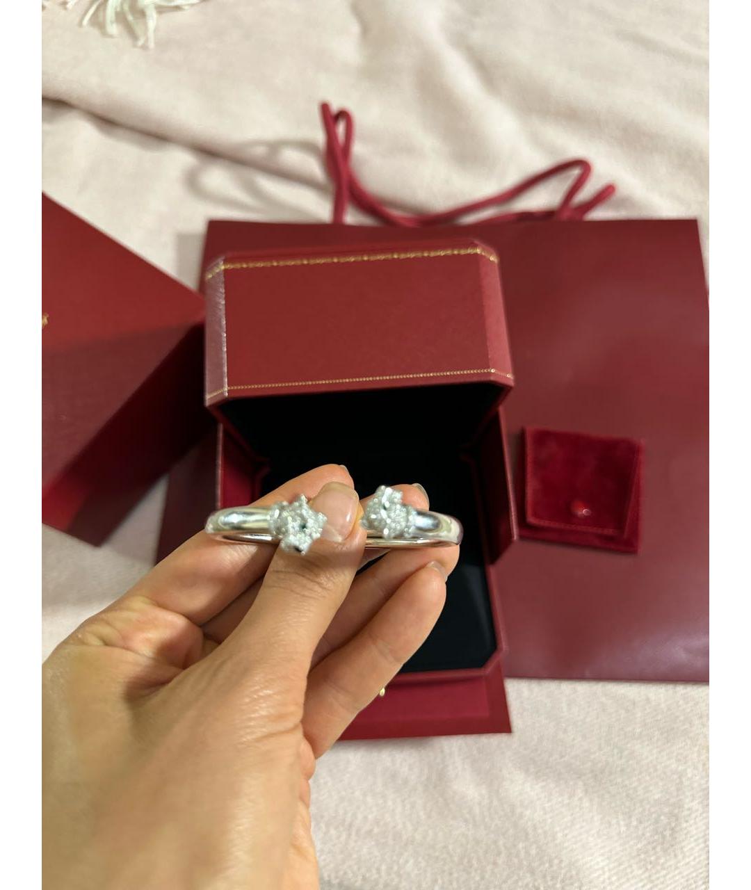 CARTIER Белый браслет из белого золота, фото 4