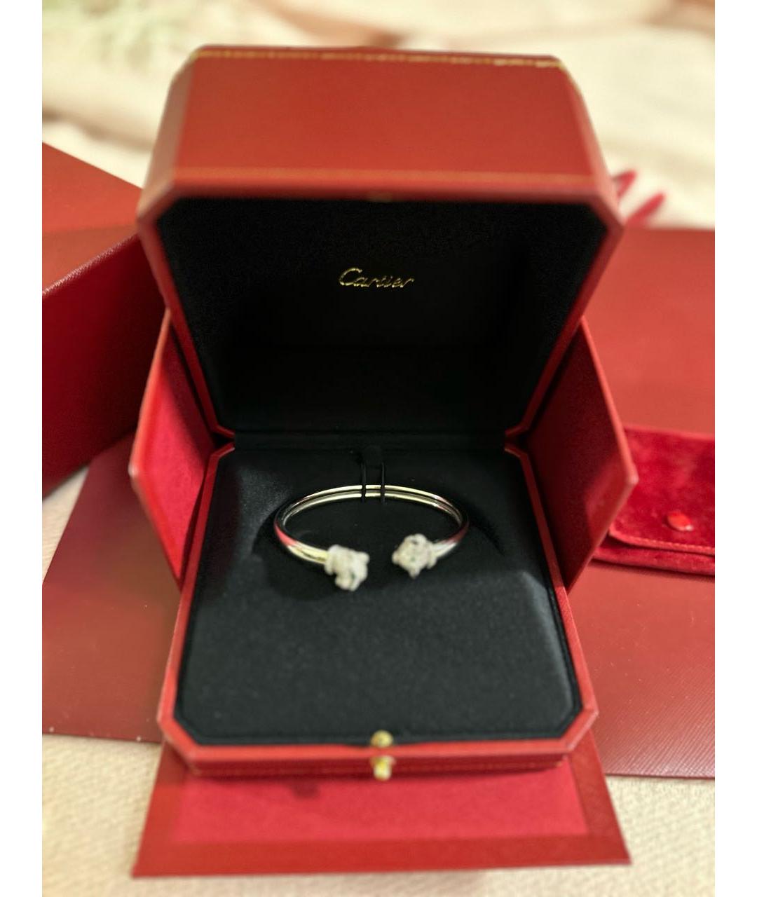 CARTIER Белый браслет из белого золота, фото 2