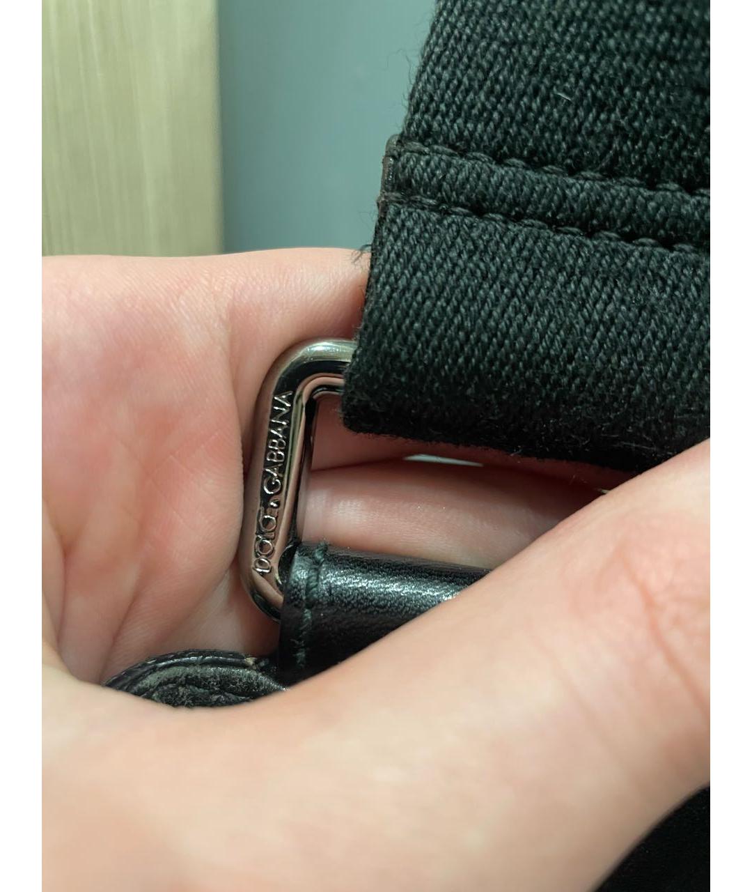 DOLCE&GABBANA Черная барсетка, фото 2