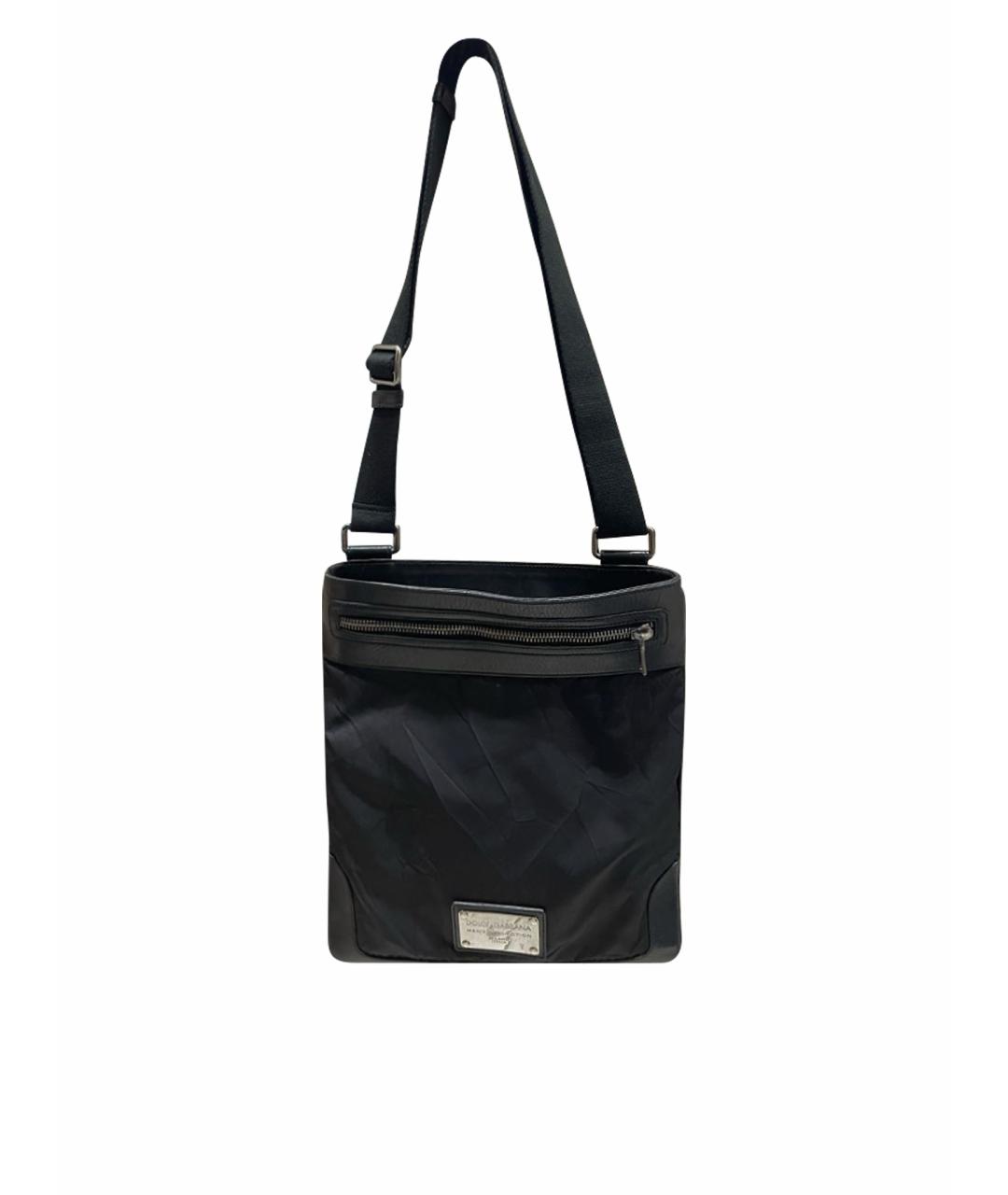 DOLCE&GABBANA Черная барсетка, фото 1