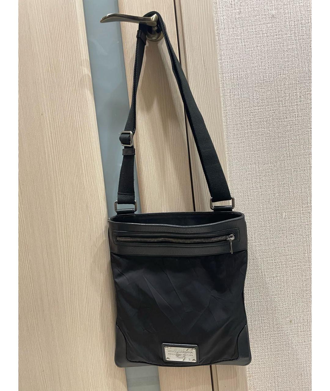DOLCE&GABBANA Черная барсетка, фото 8