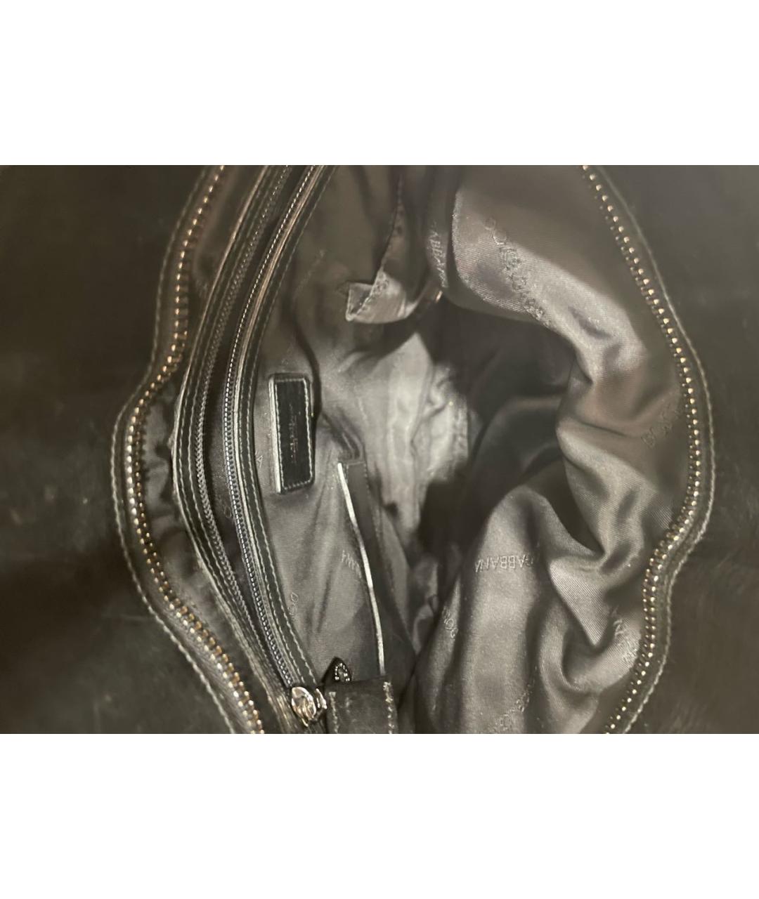 DOLCE&GABBANA Черная барсетка, фото 4