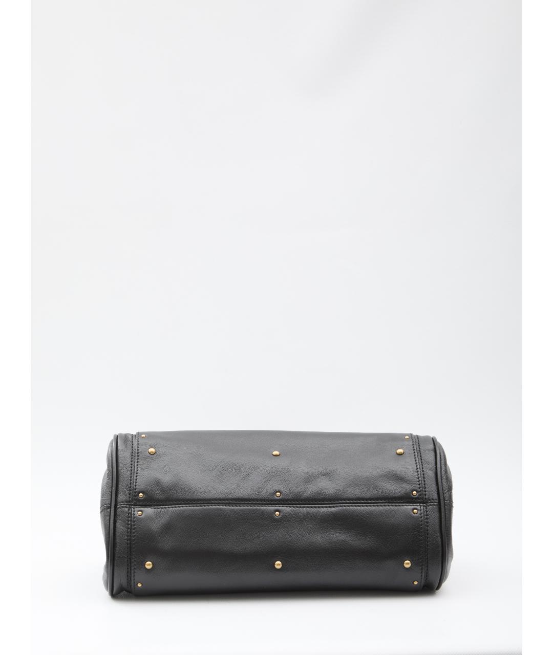 CHLOE Черная кожаная сумка тоут, фото 3