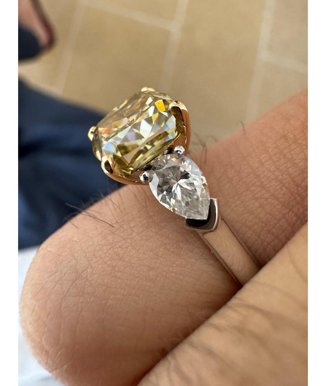 GRAFF Белое платиновое кольцо, фото 2