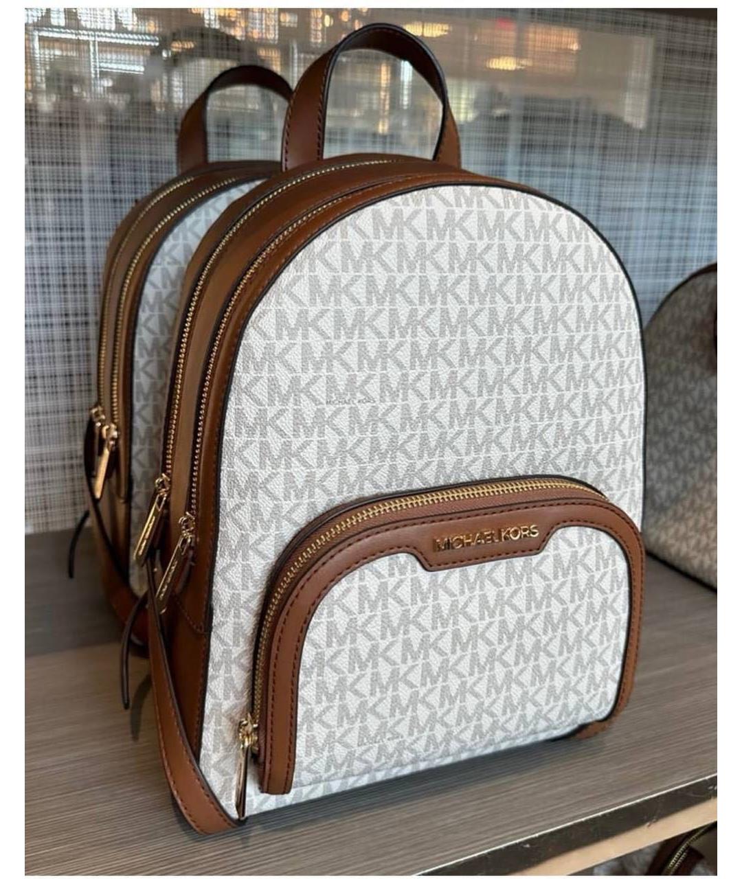 MICHAEL KORS Бежевый рюкзак, фото 4