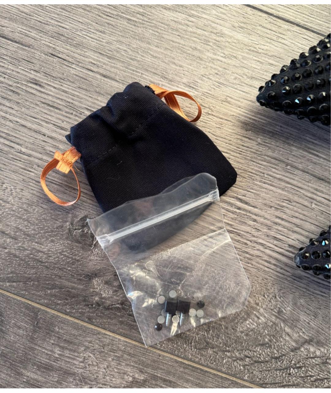 LE SILLA Черные текстильные ботильоны, фото 8