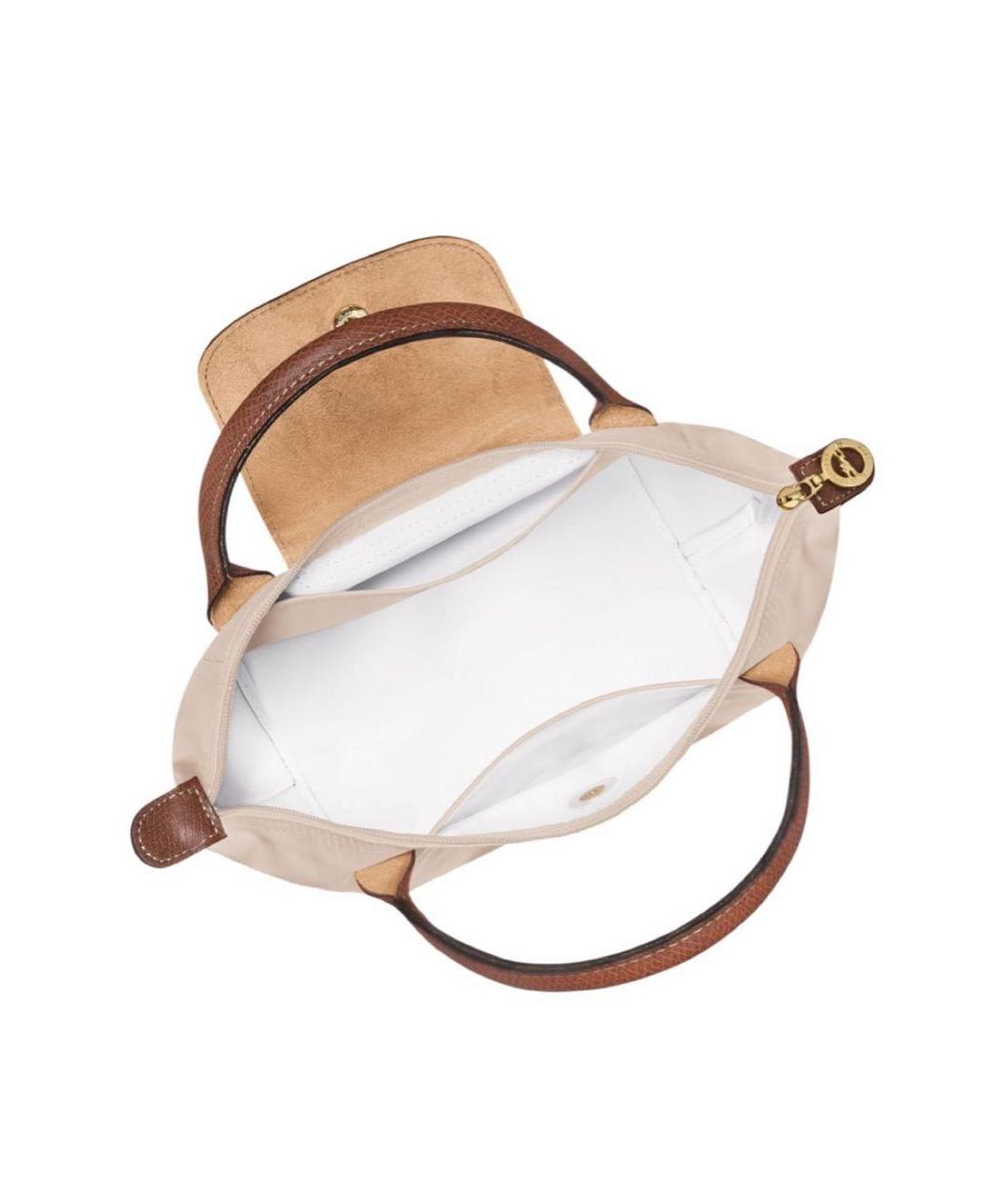 LONGCHAMP Бежевая сумка тоут, фото 4